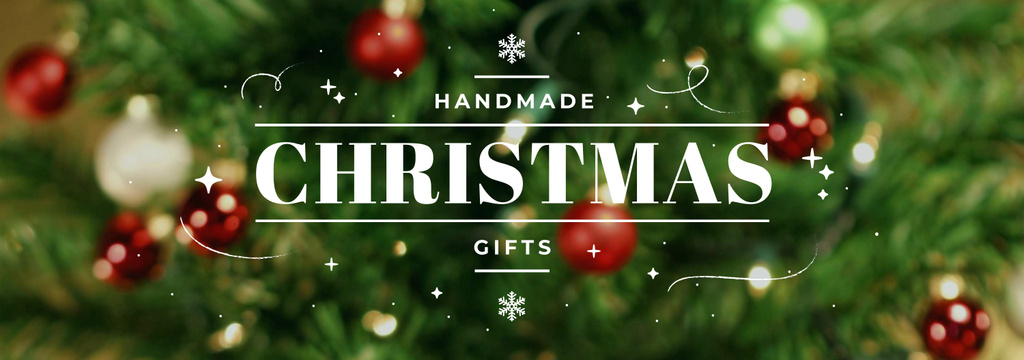 Szablon projektu Christmas Gifts Ideas Decorated Tree Tumblr