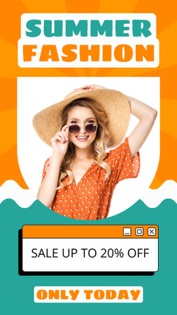 Fashion for Summer Vacation Instagram Video Story Design Template