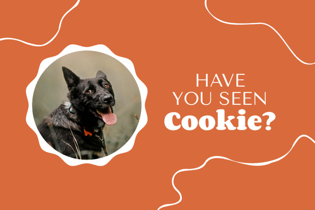 Have you Seen My Dog Flyer 4x6in Horizontal Design Template