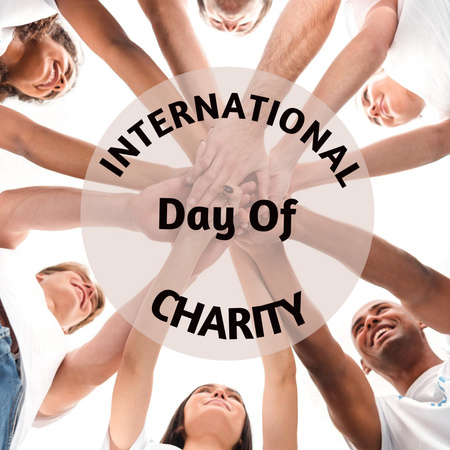 Ontwerpsjabloon van Instagram van Congratulations on International Day of Charity