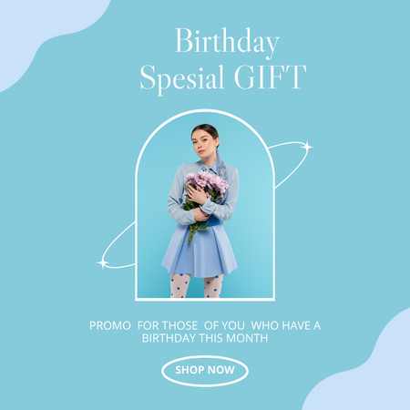 Special Birthday Gift Offer Instagram Design Template