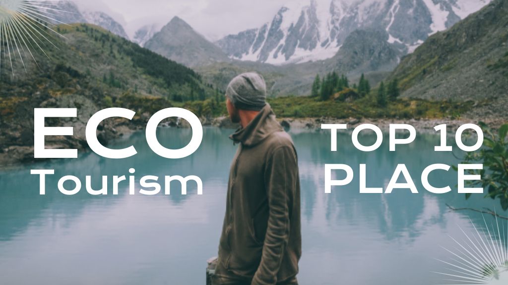 Blog Banner About Eco Travel Title tervezősablon