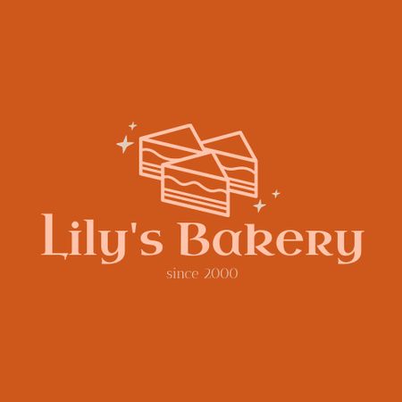 Szablon projektu Bakery Ad with Yummy Cake Logo