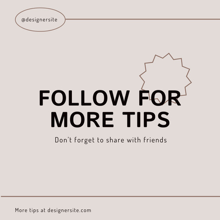 További tippek és információk hirdetés Instagram tervezősablon