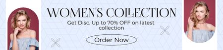Designvorlage Ad of Latest Jewelry Collection für Ebay Store Billboard