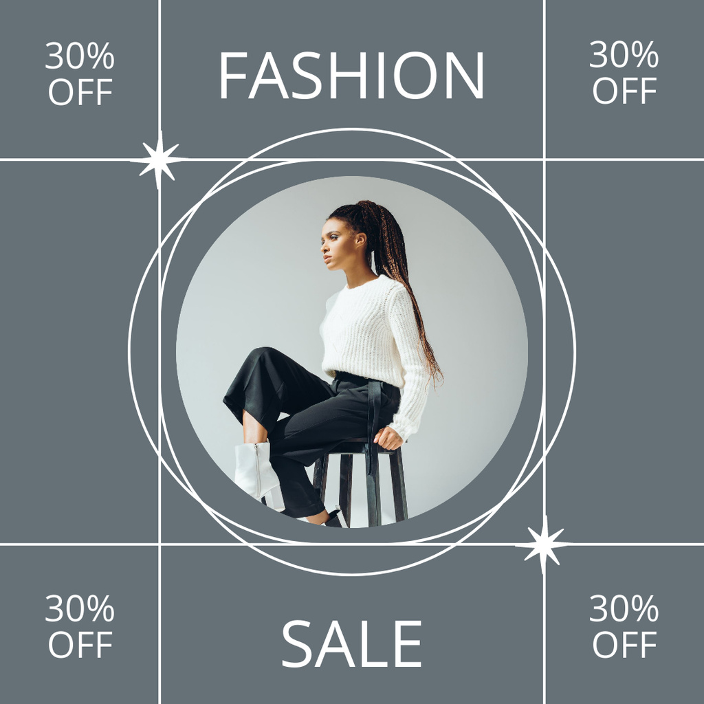 Template di design Special Fashion Sale Offer With Discount Instagram