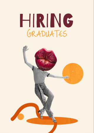 Hiring Graduates Ad Flyer A6 Design Template