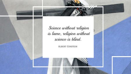 Religious Quote with Christian Cross Title Modelo de Design