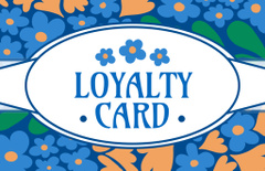 Simple Floral Pattern Illustrated Loyalty Program