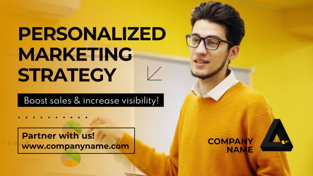 Customized Marketing Strategy For Companies Offer Full HD video Tasarım Şablonu