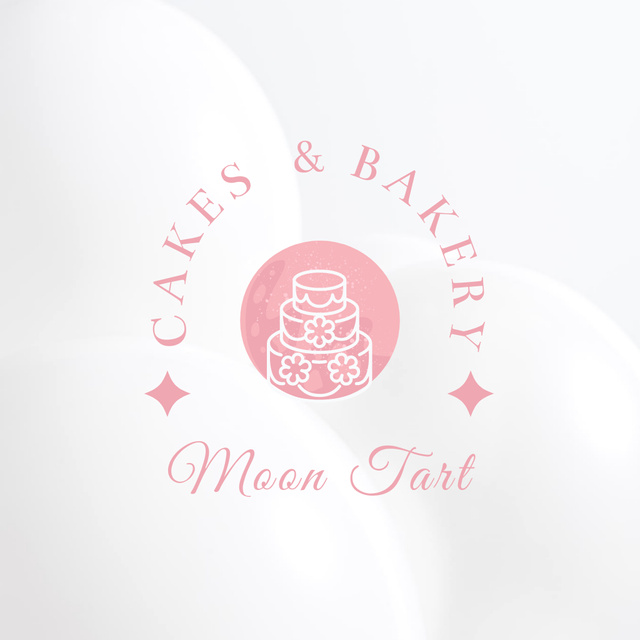 Pink Bakery Shop Logo Design Template