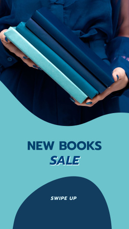 Platilla de diseño Sale Announcement of Books Instagram Story