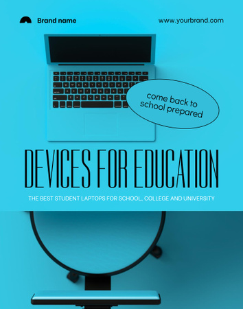 Devices for Education Poster 22x28in Design Template