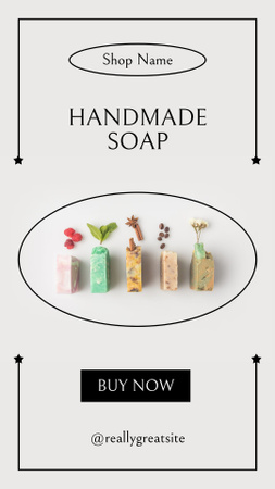Platilla de diseño Handmade Colorful Bar Soaps Offer Instagram Story
