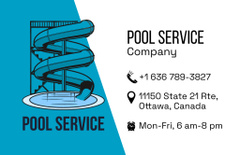 Services of Pool Maintenance Company on Blue