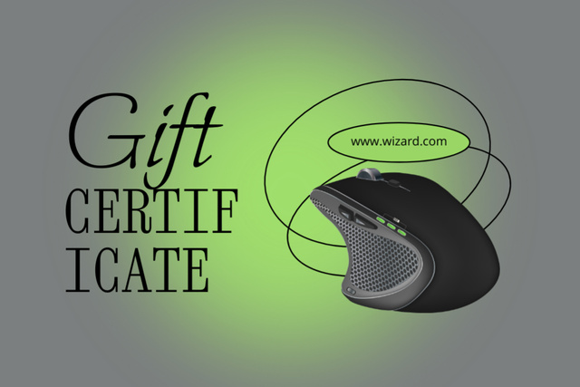 Electronic Gadgets Voucher Gift Certificate – шаблон для дизайну