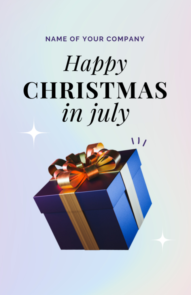 Captivating Announcement of Celebration of Christmas in July Flyer 5.5x8.5in – шаблон для дизайну