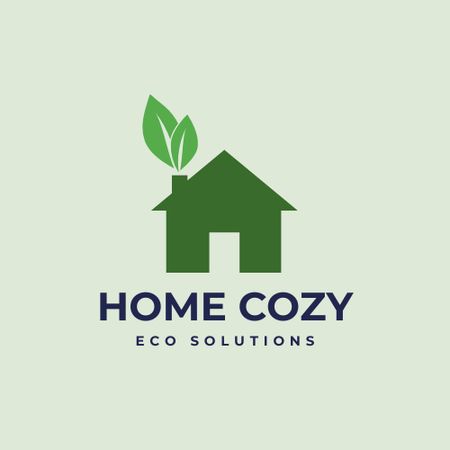 Plantilla de diseño de Eco friendly Building ad Logo 