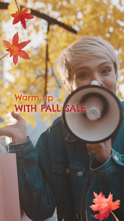 Thanksgiving Fall Sale Offer For Warm Outfits TikTok Video – шаблон для дизайна