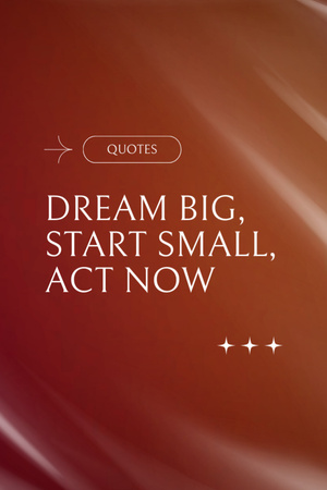 Platilla de diseño Wisdom Quote About Ambition And Initiative Tumblr