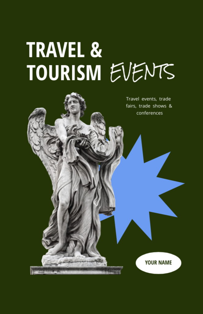 Ontwerpsjabloon van Flyer 5.5x8.5in van All-inclusive Travel And Tourism Arrangements Services Offer