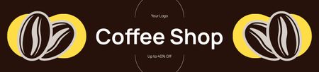 Modèle de visuel Offre de café revigorante en magasin avec réductions - Ebay Store Billboard