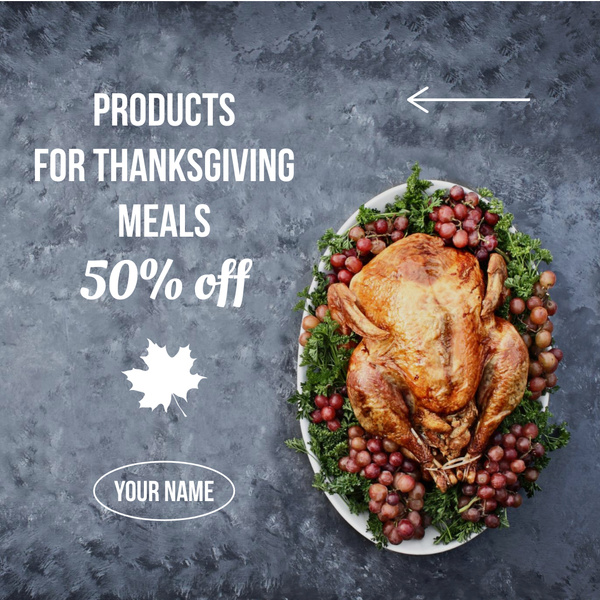 Products for Thanksgiving Meals