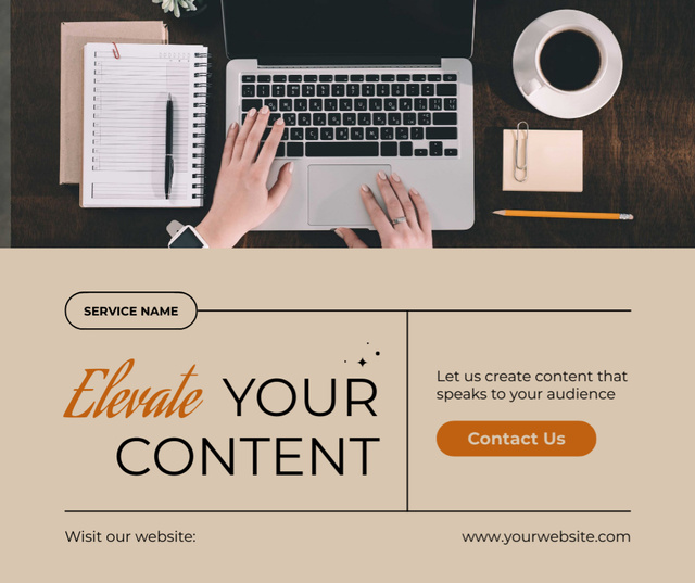 Budget-Friendly Content Writing Services For Business Facebook – шаблон для дизайну