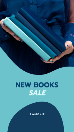 Sale Announcement of Books Instagram Story tervezősablon