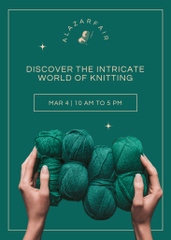 Announcement of Exhibition of Knitting on Green