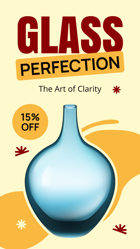 Platilla de diseño Excellent Glass Vase At Reduced Price Instagram Story