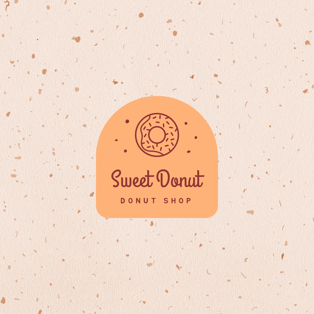 Donut Shop Special Offer Logo Design Template