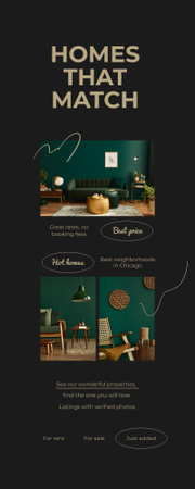 Platilla de diseño Homes That Match You Infographic