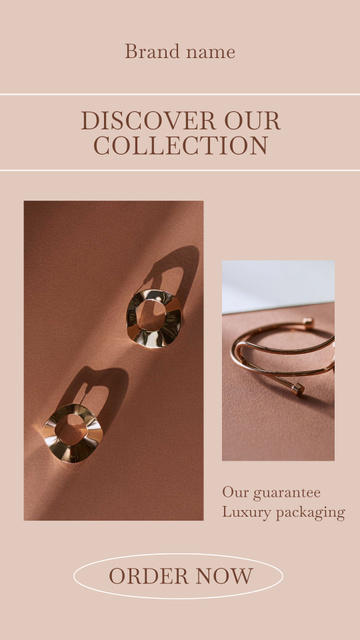Jewelry Store Ad Instagram Story – шаблон для дизайна