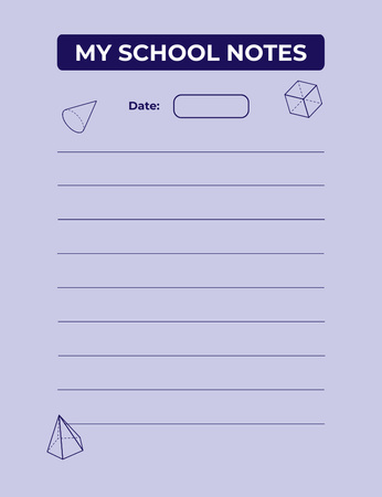 Home Education Ad Notepad 107x139mm Design Template
