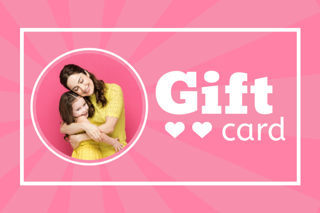 Modèle de visuel Special Gift Offer on Mother's Day - Gift Certificate