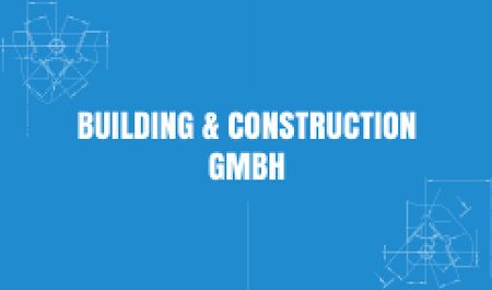 Construction Company Services Offer Business card Modelo de Design