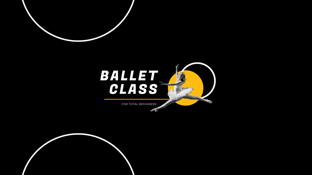 Ballet Class Ad for Total Beginners Youtube Šablona návrhu