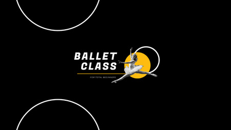 Ballet Class Ad for Total Beginners Youtube Design Template