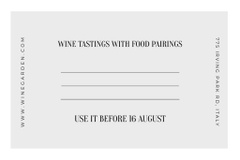 Wine Tasting Announcement with People with Wineglasses