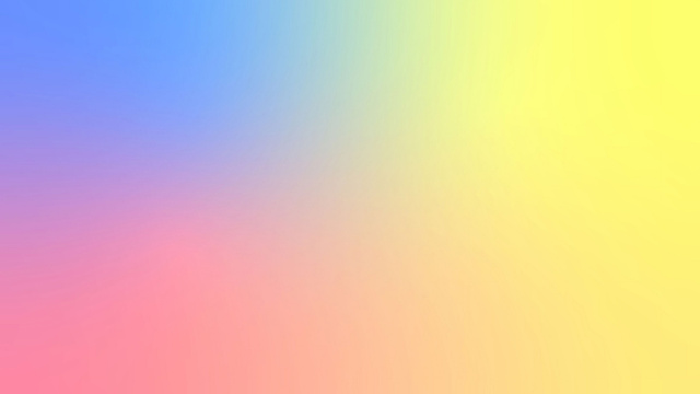 Evenly Blurred Gradient of Bright Colors Zoom Background Design Template