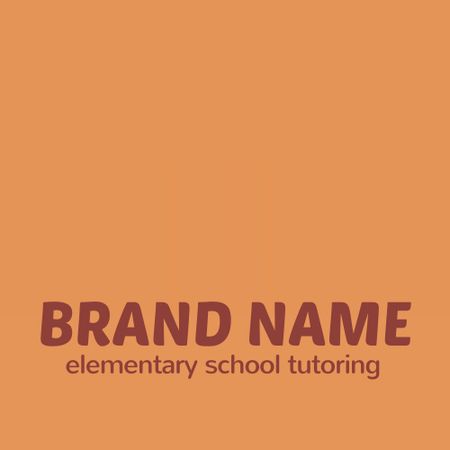 Oktatói szolgáltatások ajánlata az Orange-on Animated Logo tervezősablon