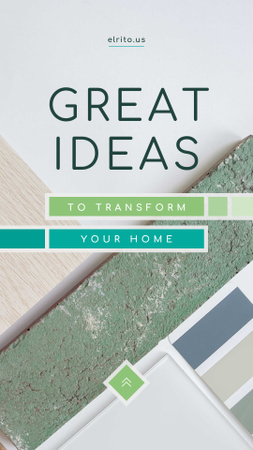 Home renovation concept Instagram Story Design Template