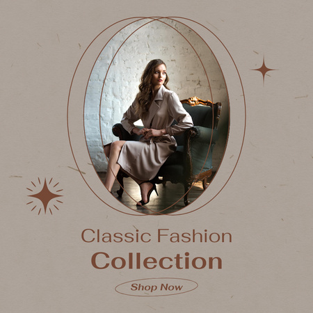 Women's Fashion Collection Social media tervezősablon