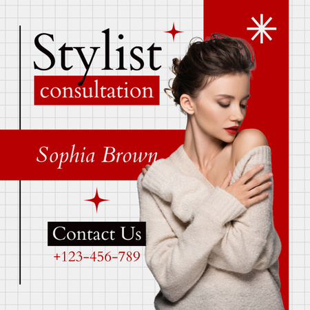 Platilla de diseño Style Curation Services with Fashion Expert LinkedIn post