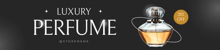 Luxury Perfume Sale Offer Ebay Store Billboard Design Template