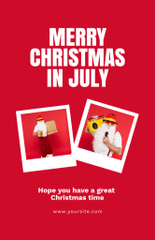 Christmas in July with Cute Santa