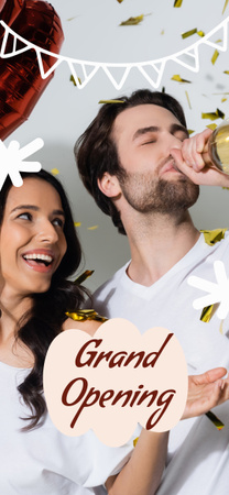Grand Opening Snapchat Moment Filter Design Template