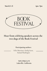 Enriching Notice of Book Festival