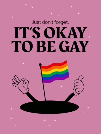 Szablon projektu Awareness of Tolerance to LGBT Poster US